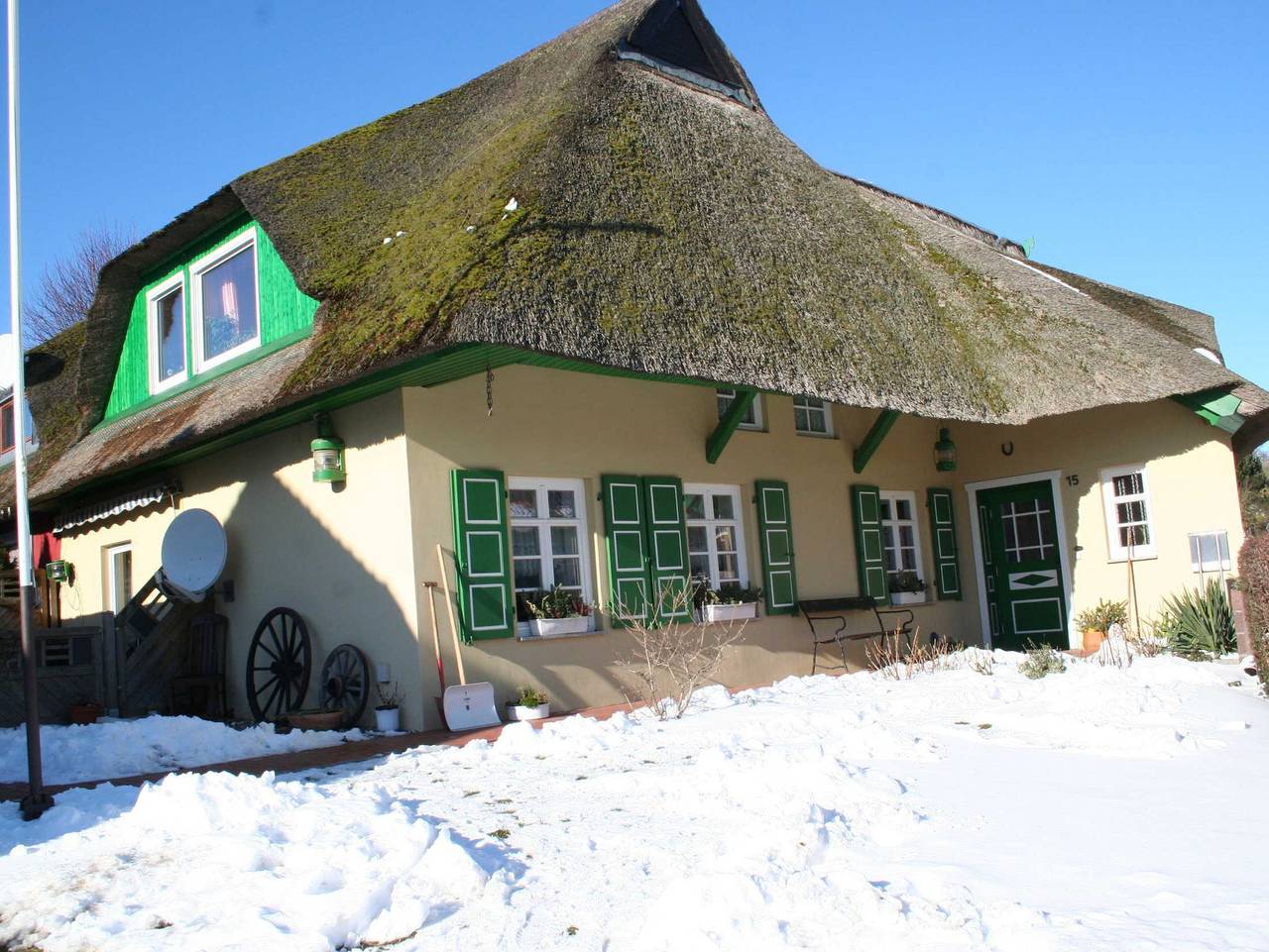 Ganze Ferienwohnung, Im Reetdachhaus - Im Reetdachhaus in Wustrow, Fischland