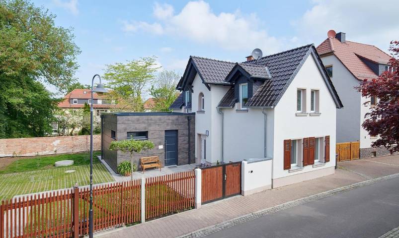 Ferienhaus für 2 Personen, mit Ausblick und Garten am Störmthaler See