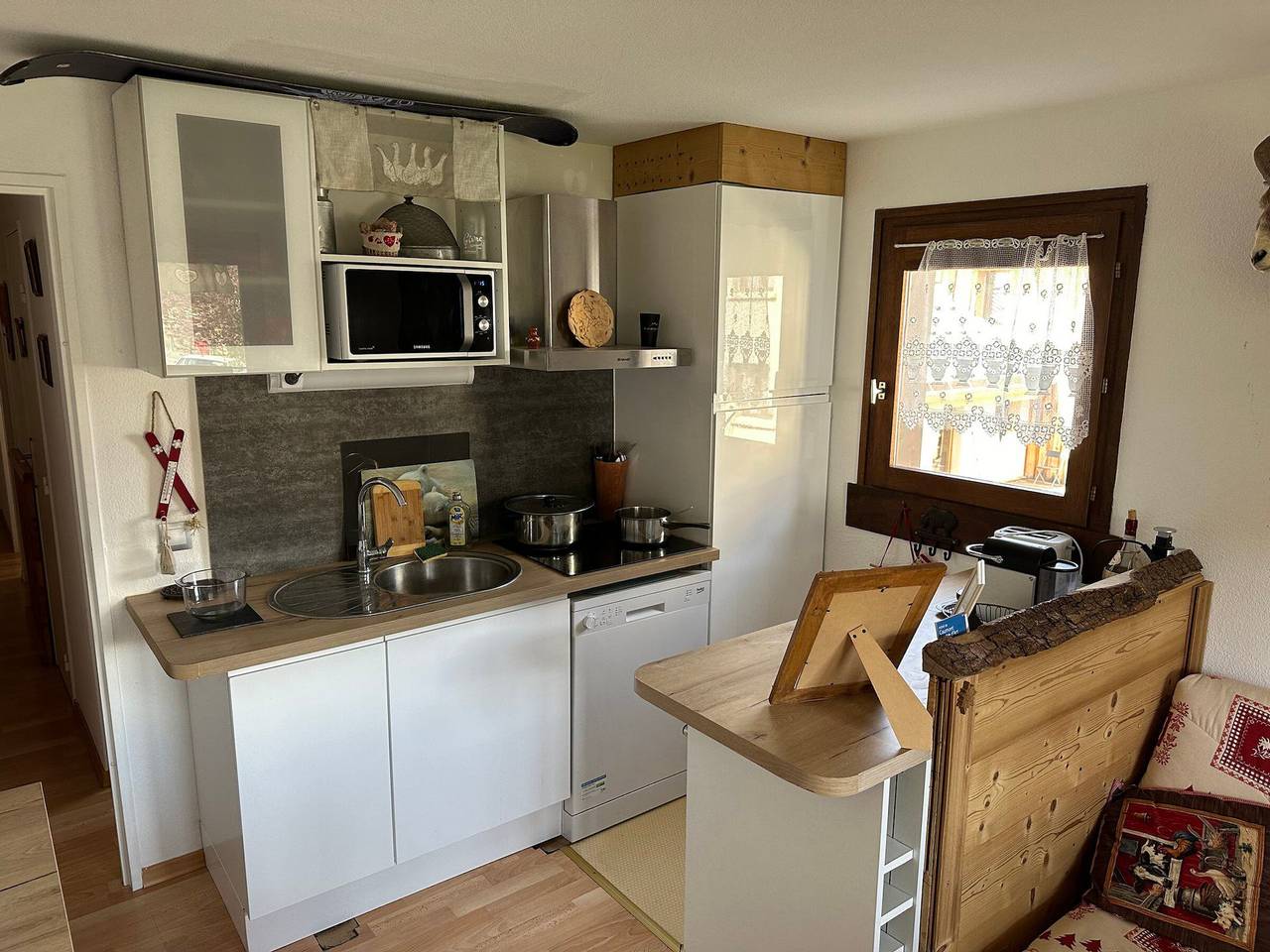 Apartamento entero, Encantador T3 en el centro de Combloux, estacionamiento y se admiten mascotas in Combloux, Pays du Mont-Blanc