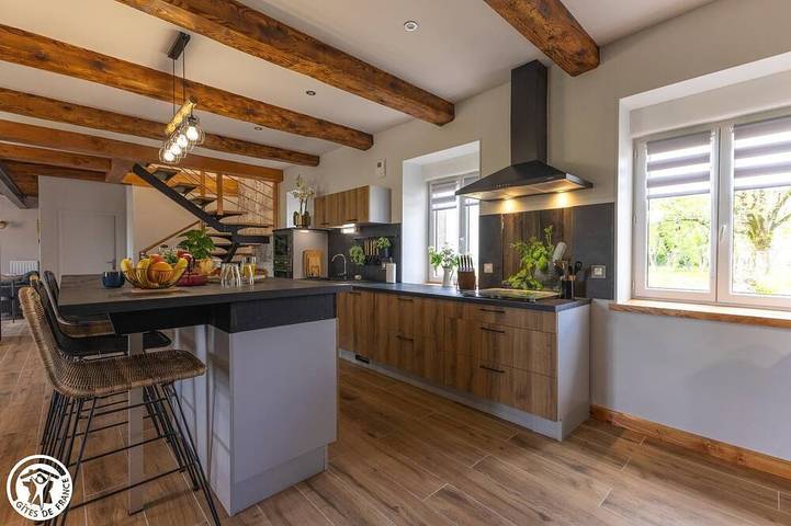 Maison de campagne pour 10 personnes, avec jardin à Avèze - 3