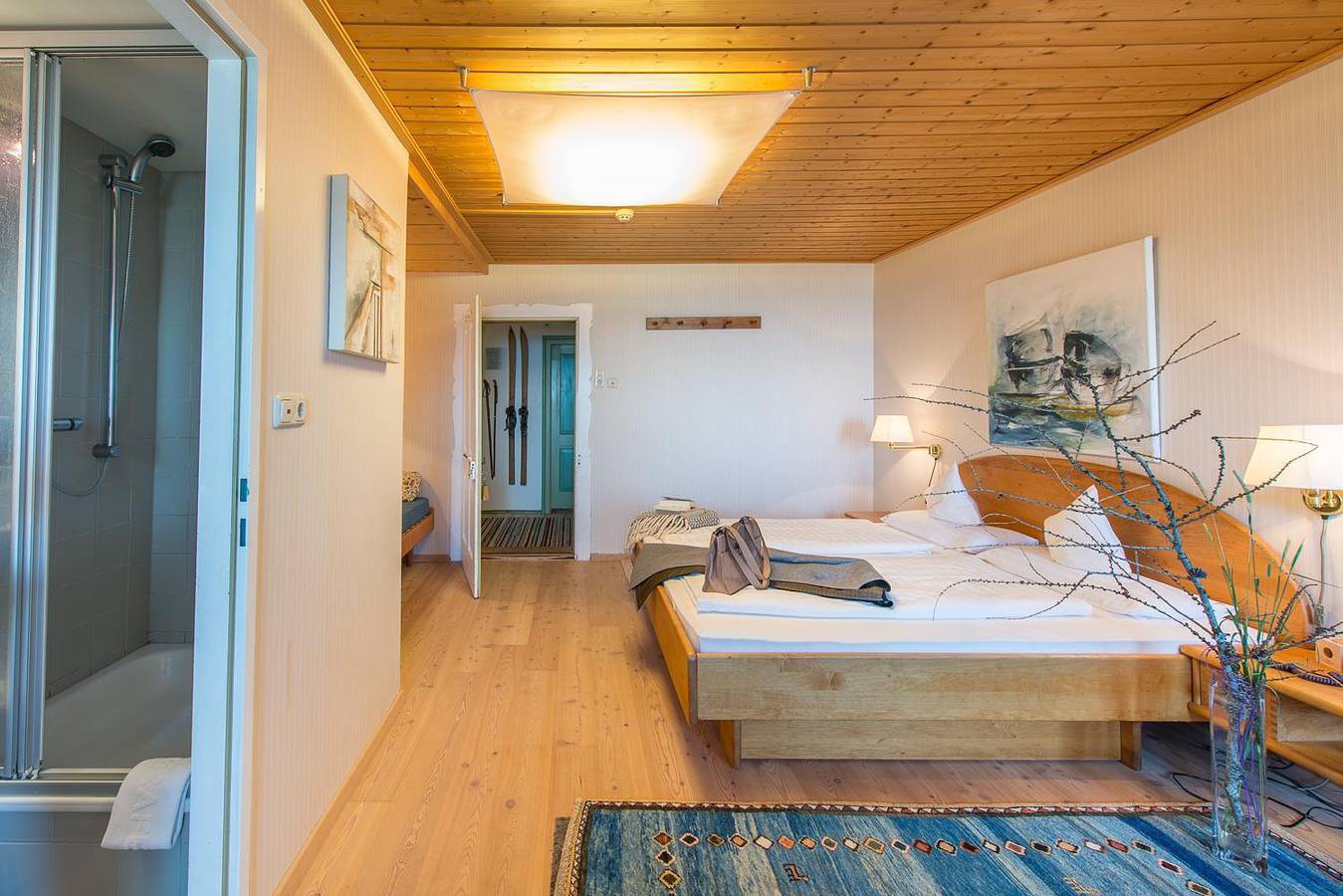 Doppelzimmer Talblick in Alpes de Tux, Pill