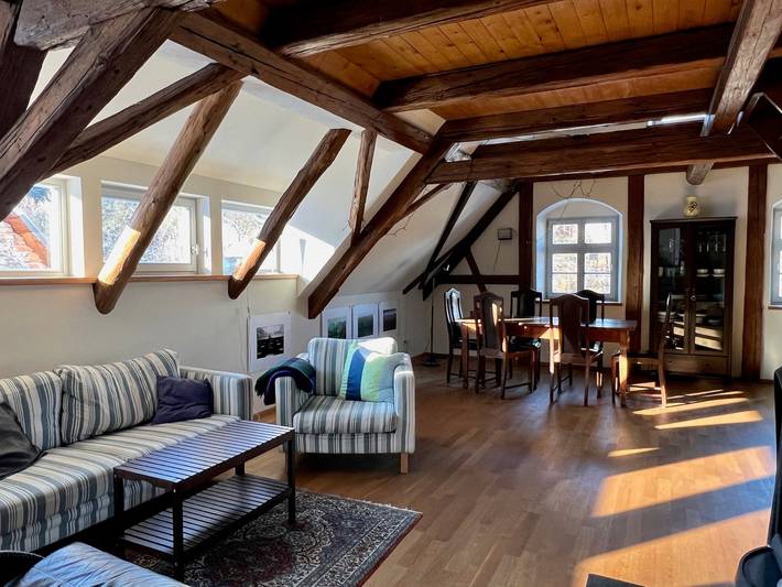 Ferienwohnung für 6 Personen, mit Garten