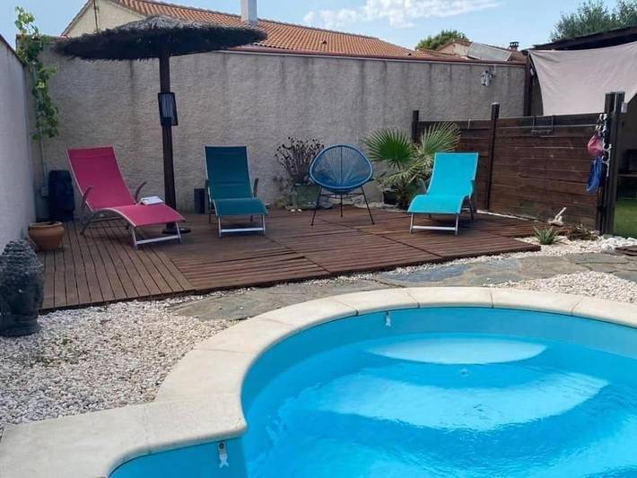 Location de vacances pour 2 personnes, avec jardin ainsi que terrasse et piscine à Saint-Nazaire (Pyrénées-Orientales) - 4