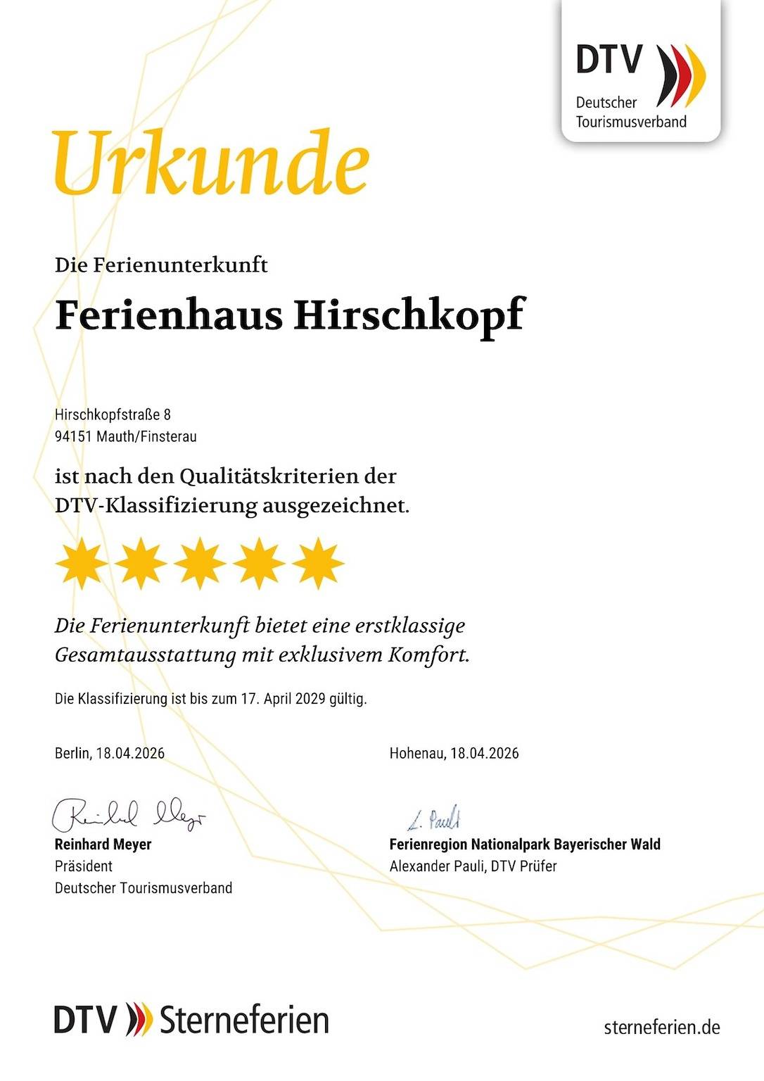 Ferienhaus Hirschkopf in Mauth, Šumava Mountains