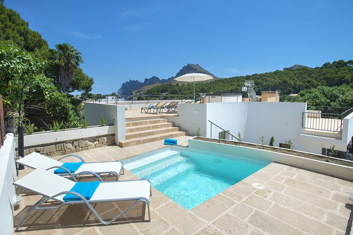 Finca mit Meerblick für 6 Personen, mit Balkon und Terrasse sowie Ausblick in Pollença - 2