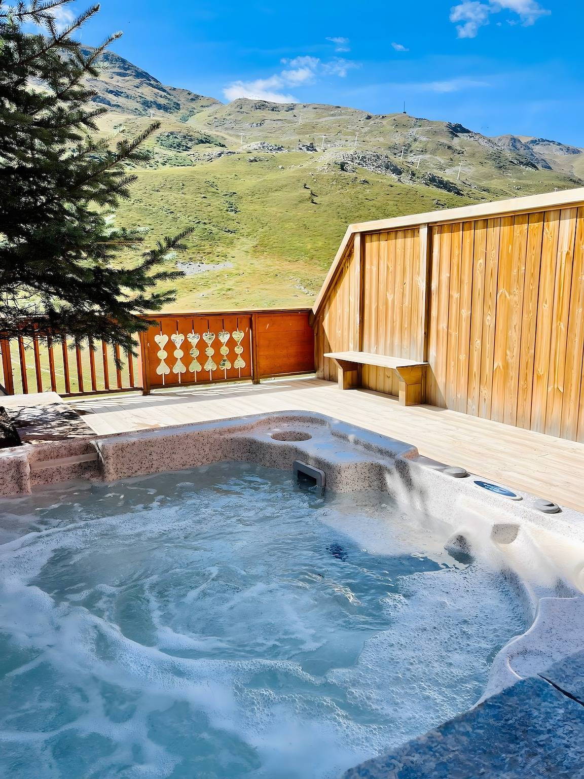 Chalet Gabrielle Demi-pension - ski aux pieds - cheminée, jacuzzi et sauna - Confort et vue lac in Saint-Martin-de-Belleville, Massif de la Vanoise