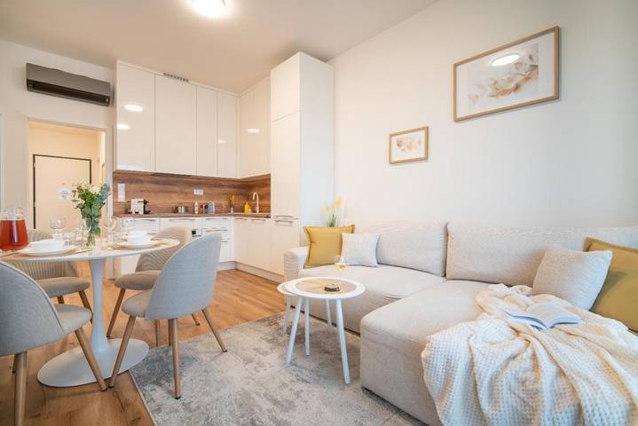 Appartement de vacances pour 5 personnes, avec vue et terrasse