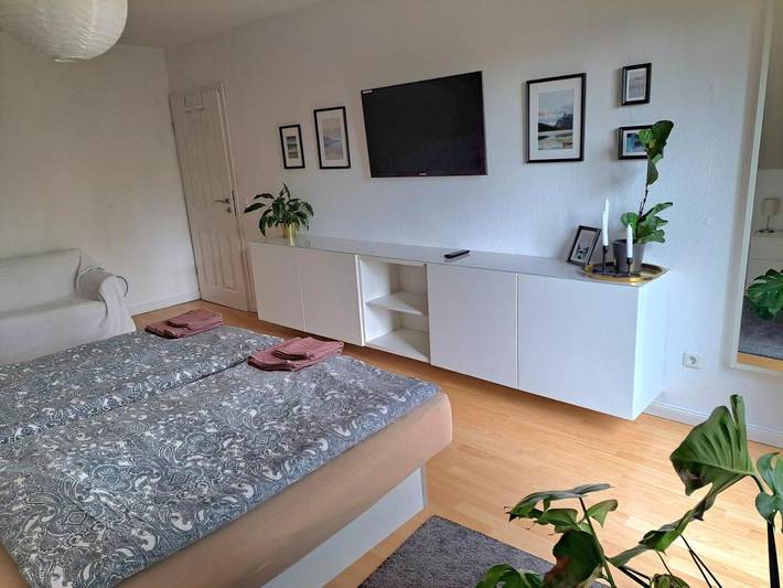 Ferienwohnung für 5 Personen, mit Terrasse und Ausblick in Rosengarten - 3