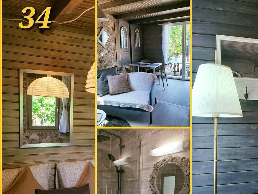 Camping Verbela Village - Chalet 4 persons - 27m² - 2 bedrooms in Noves, Arles region