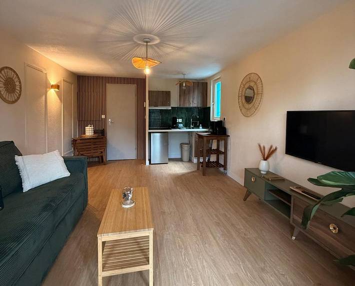 Appartement de vacances pour 4 personnes, avec terrasse et piscine