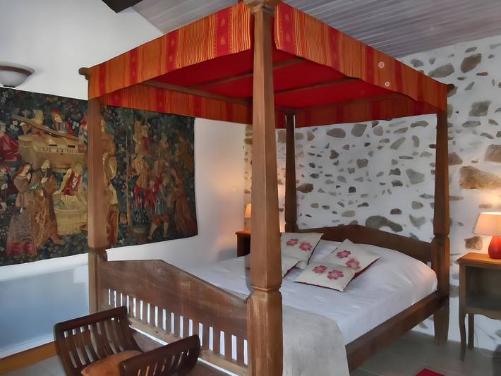 Chambre d’hôte pour 4 personnes, avec Jardin