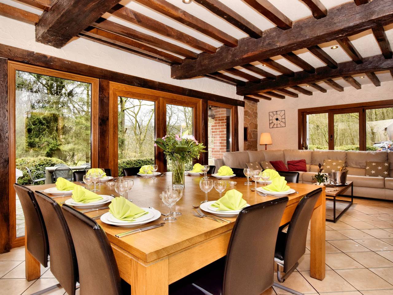 Durbuy Forest Villa met zwembad in Grandhan, Durbuy