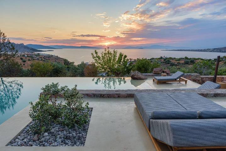 Location de vacances pour 16 personnes, avec piscine ainsi que jardin et vue, animaux acceptés dans Perdika - 3