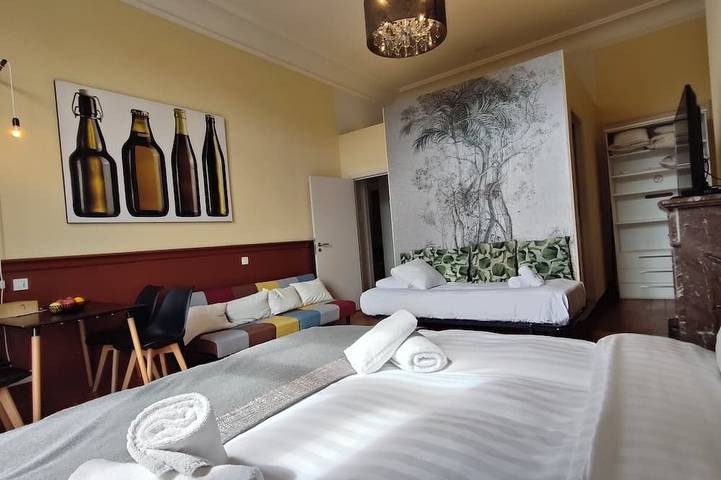 Holiday rental for 4 people, with garden in Brussels