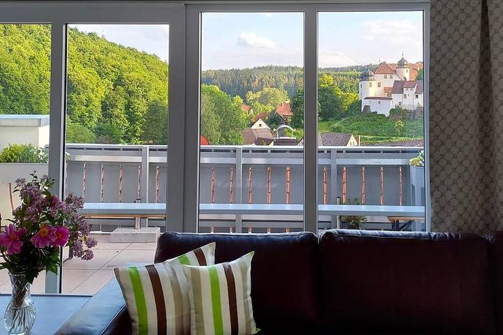 Ferienwohnung für 5 Personen, mit Balkon und Garten in Aufseß