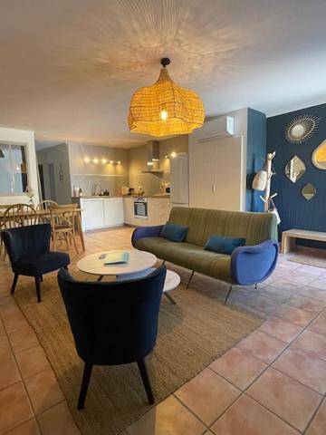 Maison de vacances pour 4 personnes, avec Balcon ainsi que Terrasse et Jardin
