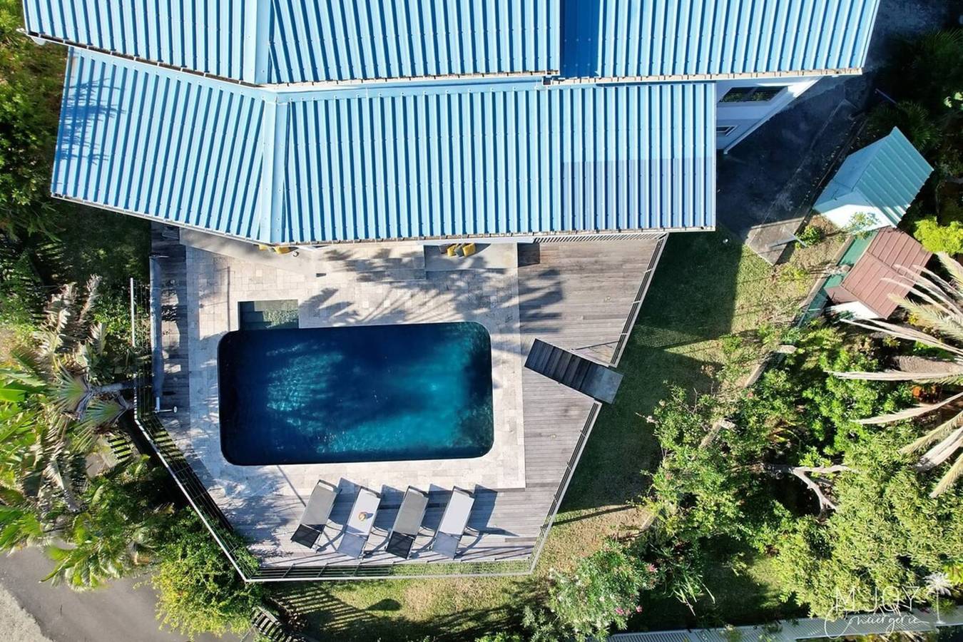 Villa Jîvana et sa vue panoramique in L'Étang-Salé, Île de la Réunion