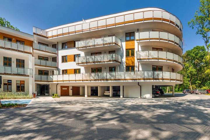 Ferienwohnung für 4 Personen, mit Balkon und Ausblick in Halbinsel Hel