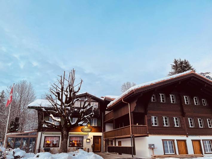 Hotel für 2 Personen, mit Terrasse und Garten, mit Haustier in Lenk im Simmental - 3