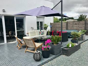 Chambre d’hôte pour 2 personnes, avec jardin et vue à Saint-Sulpice-de-Royan
