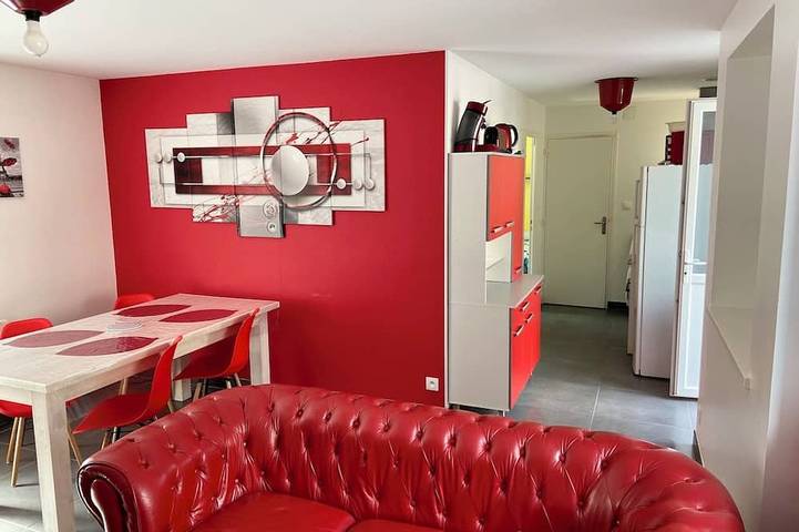 Gîte pour 4 personnes, avec Jacuzzi à Flamanville