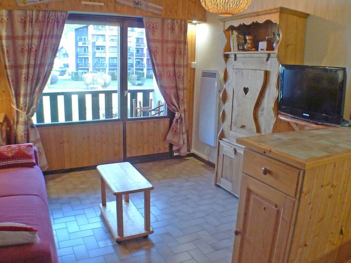 Studio pour 4 personnes, avec balcon
