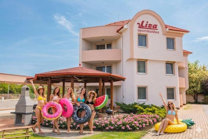 Aparthotel dla 7 osób, z ogród i widok - 1