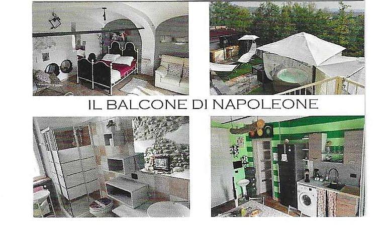 Gîte pour 5 personnes, avec Balcon et Jacuzzi ainsi que Terrasse et Piscine à Narzole