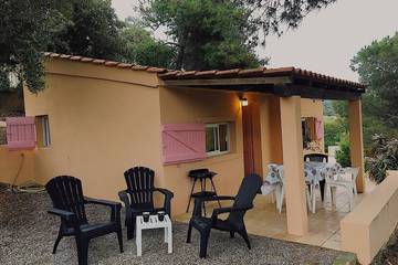 Gîte pour 4 personnes, avec terrasse et jardin, animaux acceptés à Appietto