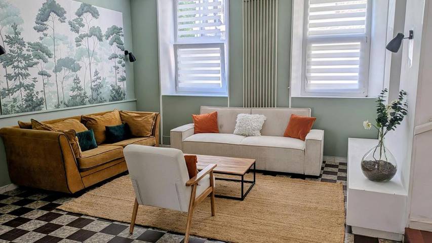 Appart’hôtel pour 5 personnes, avec terrasse et jardin, animaux acceptés