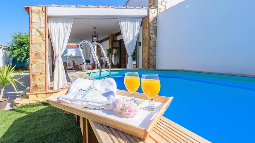 Chalet para 10 personas, con balcón/terraza y piscina en Sierra Norte de Sevilla - 2