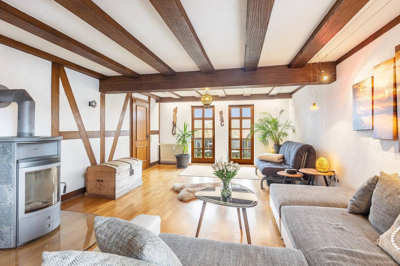 Ganze Wohnung, Apartment 'You R Welcome Too' mit Balkon und Sauna in Lauterbach, Vogelsberg Region