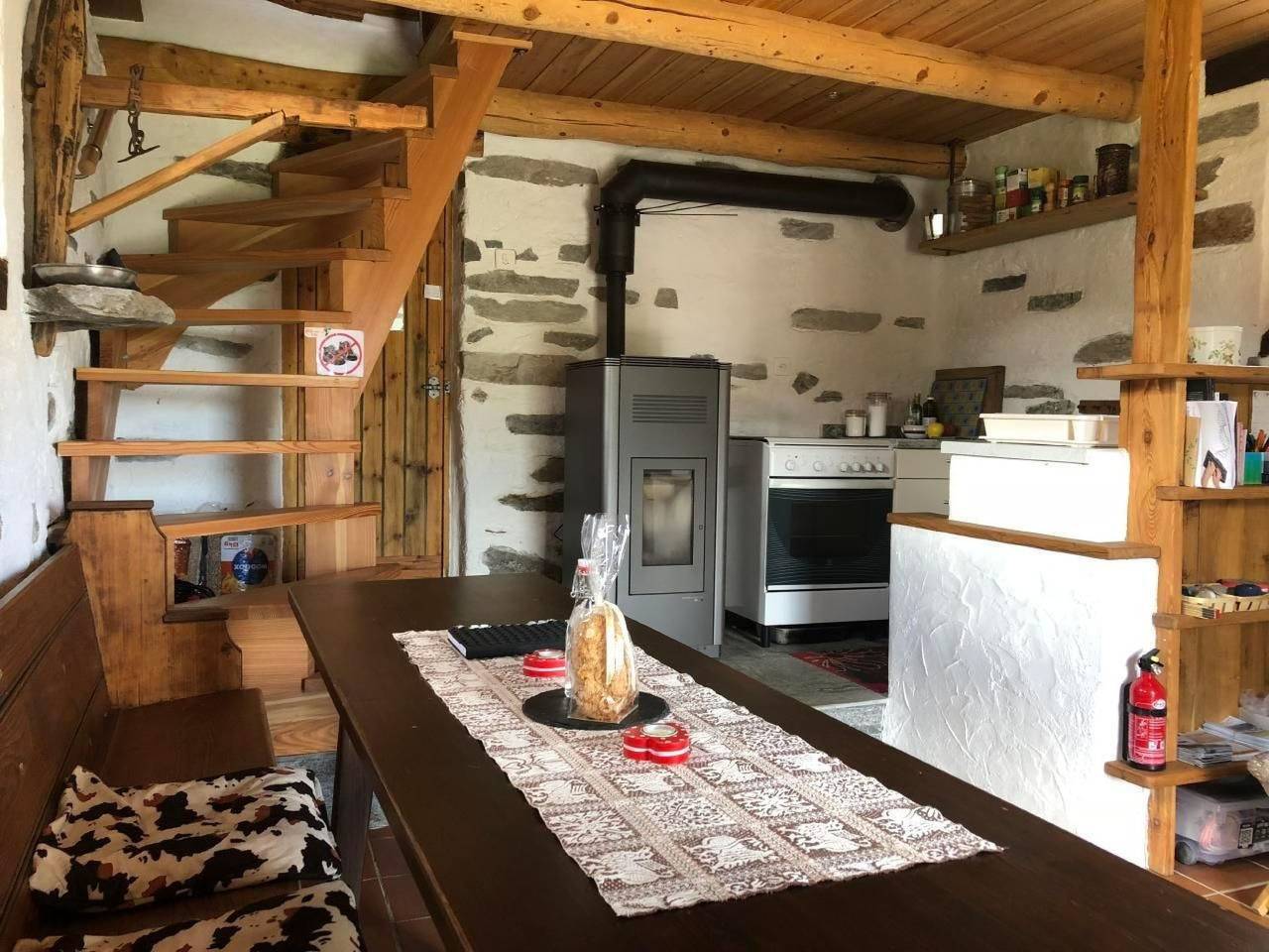 Almhütte "Casi Hütte" mit faszinierender Aussicht in Bosco/Gurin, Tessiner Alpen