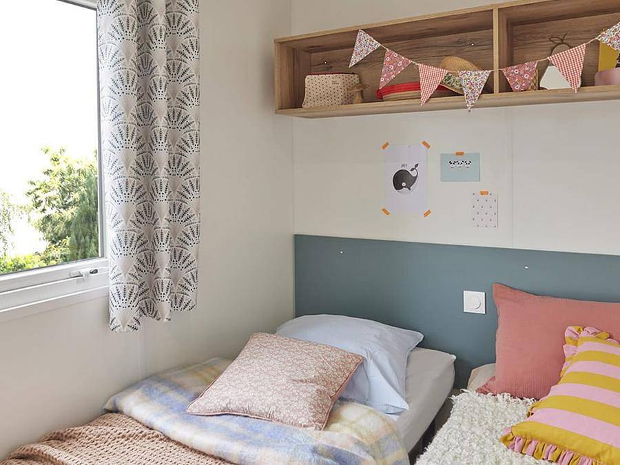 Camping Le Ragis - Mobilhome 8 personas - Premium 4 dormitorios - 2 cuartos de ducha con aire acondicionado y lavavajillas in Challans, Valle del Loira