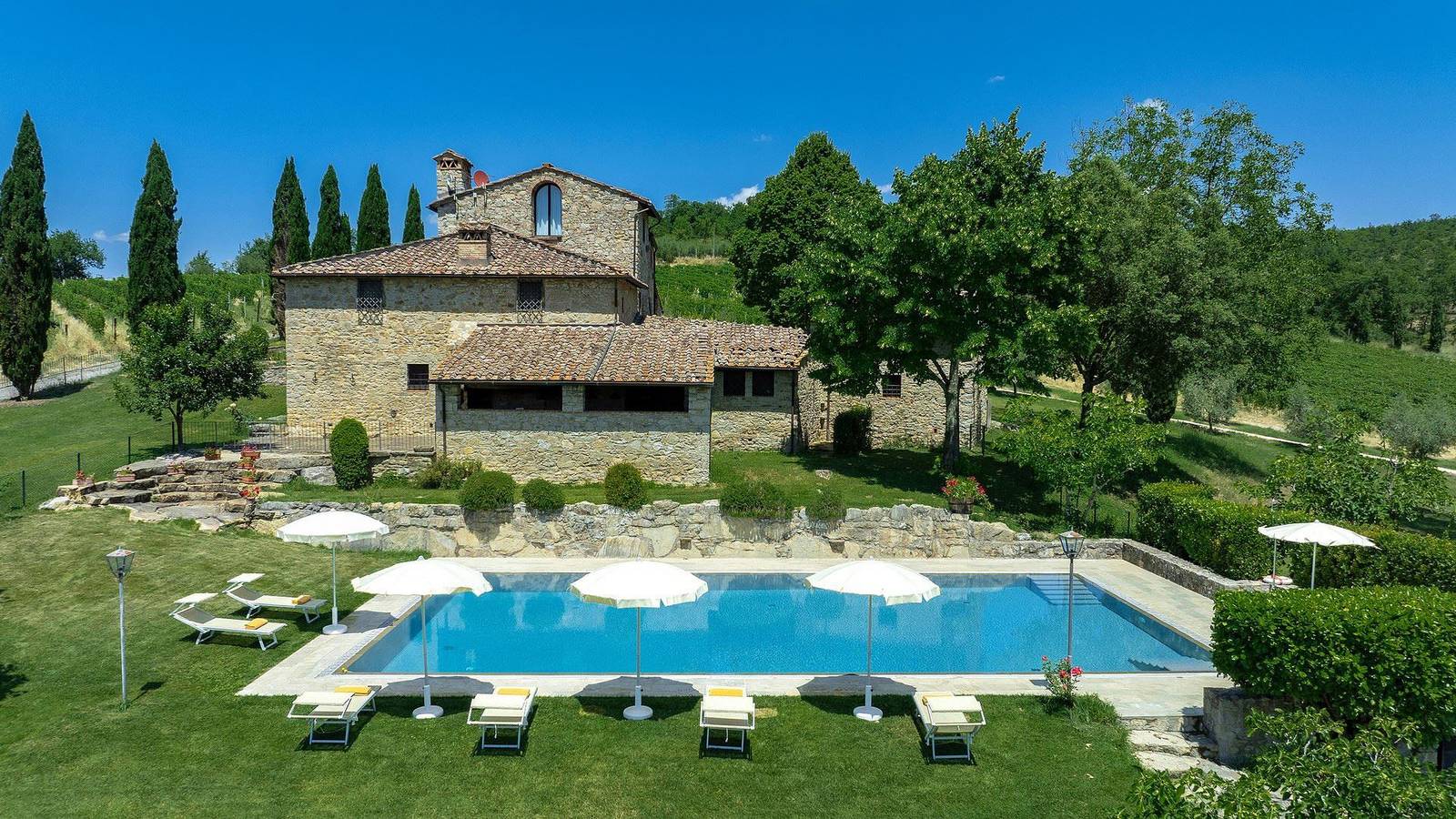 Villa per 8 Persone in Gaiole in Chianti, Chianti