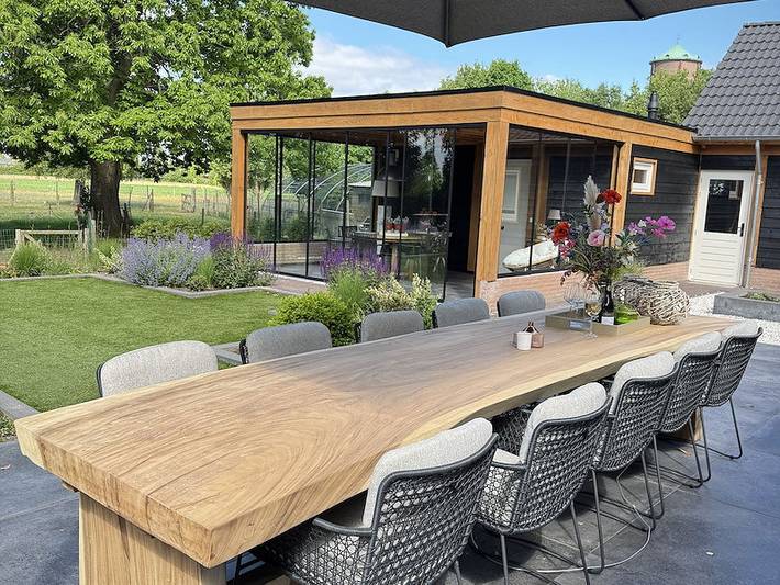 Vakantiehuis voor 10 personen, met terras en balkon/terras in Noord-Brabant