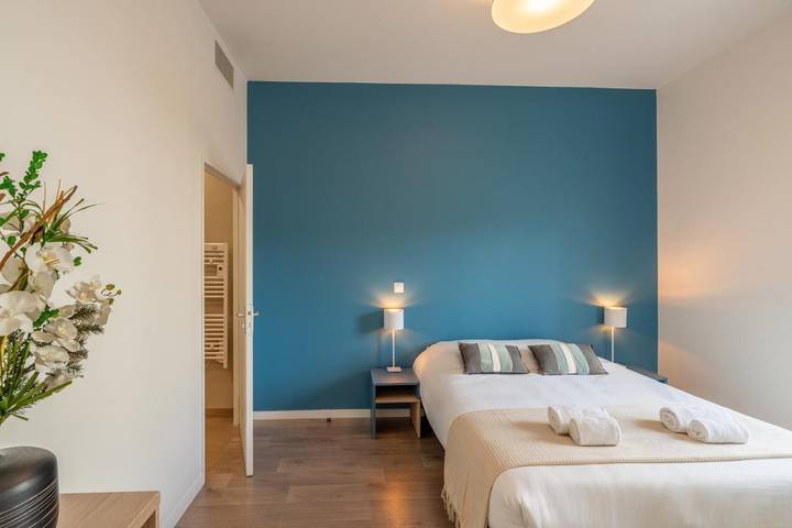 Appart’hôtel pour 2 personnes, avec balcon