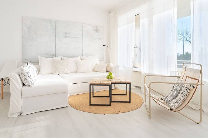Ferienwohnung mit Meerblick für 3 Personen, mit Balkon