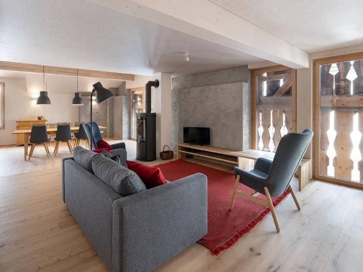 Ferienwohnung für 5 Personen, mit Garten in Bergün