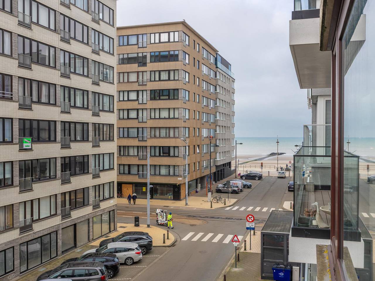 Studio moderne et rénové avec vue sur la mer in Middelkerke, Côte belge