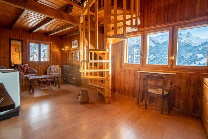 Gîte pour 3 personnes, avec Balcon/Terrasse ainsi que Terrasse et Jardin à Gryon - 2