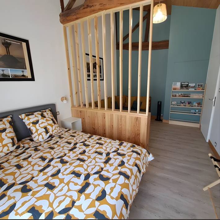 Chambre d’hôte pour 5 personnes, avec Jardin