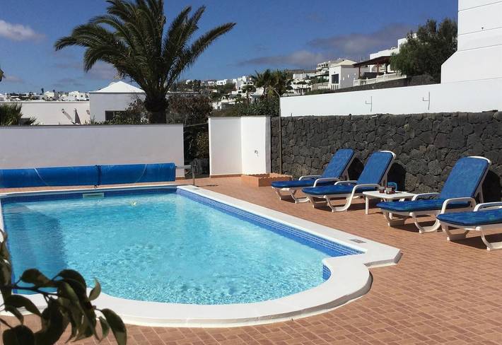 Villa "Casa McElroy" mit Meer- und Bergblick, privatem Pool, Klimaanlage und WLAN Entscheidende Info in Tías, Lanzarote