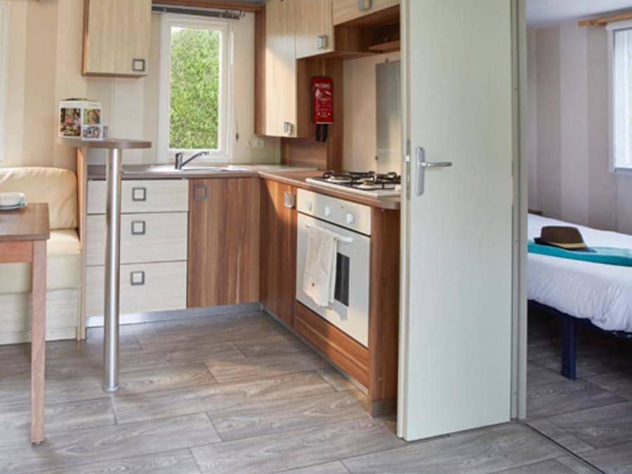 Camping Phare d'Opale - Mobilhome 8 personnes - Mobil-home | Classic | 3 Ch. | 6/8 Pers. | Terrasse surélevée non couverte in Le Portel, Région de Boulogne-sur-Mer