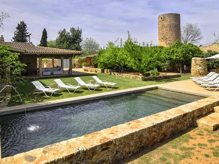 Finca für Gruppen für 8 Personen, mit Garten und Pool sowie Terrasse, kinderfreundlich in Sencelles - 2