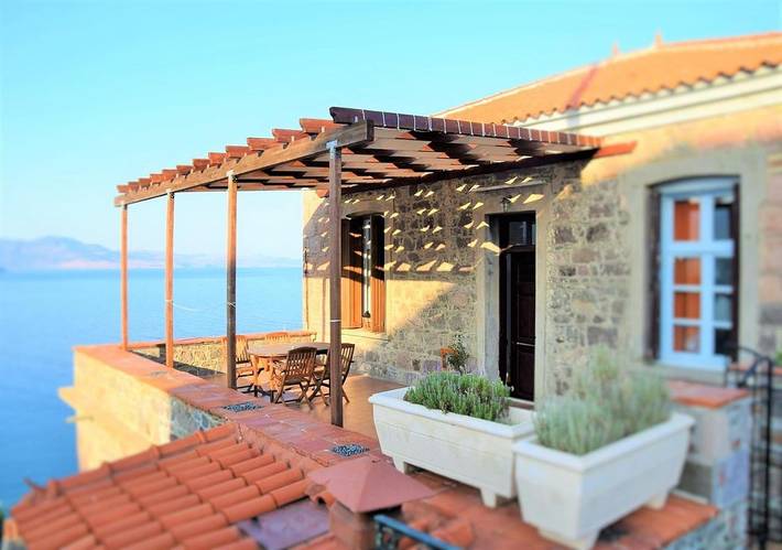 Ferienhaus für 5 Personen, mit Balkon und Ausblick in Petra (Griechenland) - 2