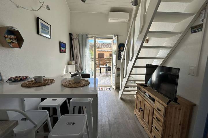 Appartement de vacances pour 4 personnes, avec jardin