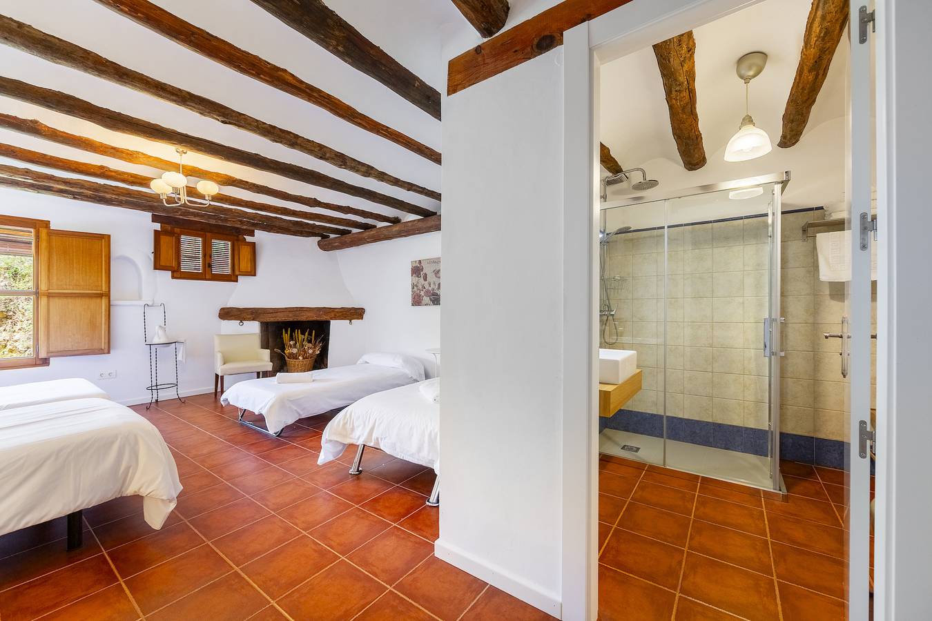 Chambre 'Hab Doble 3 Molino Del Machero' avec vue montagne, piscine partagée et Wi-Fi in Puebla de Don Fadrique, Géoparc de Grenade