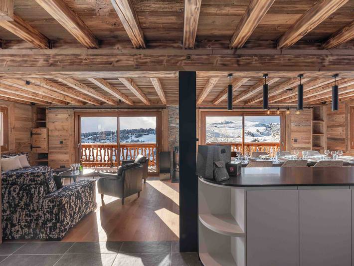 Chalet pour 10 personnes, avec sauna et balcon à Les Saisies - 3