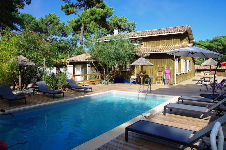 Villa pour 12 personnes, avec jardin au Cap Ferret